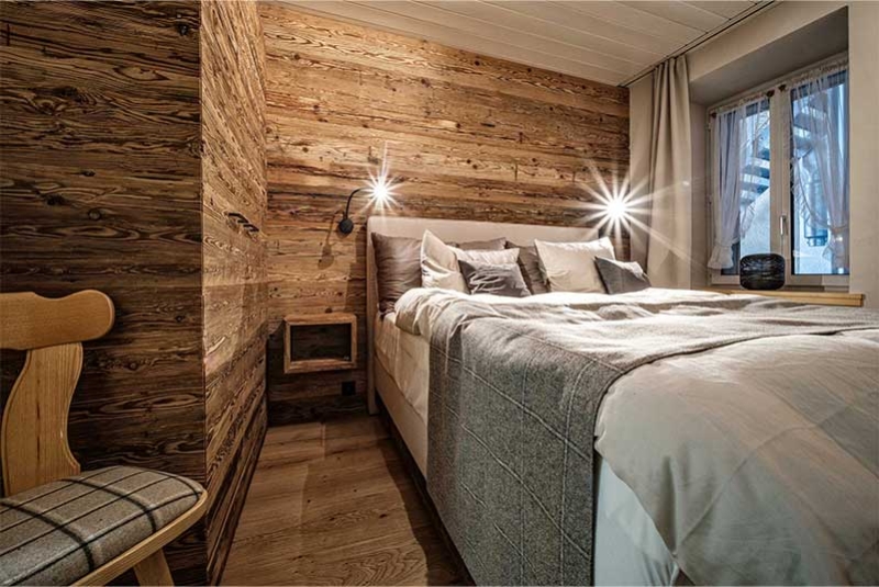 Schlafzimmer im Mountain-Chic